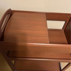 木製ワゴン　美品！　　　の画像