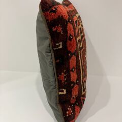 手織りのトライバルラグ クッション 40cm×40cmの画像