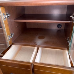 GY1122 テレビボード　サイドボード　シェルフ　木目調 の画像