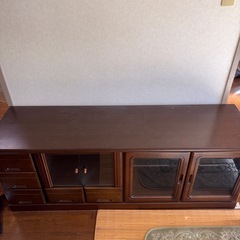 GY1122 テレビボード　サイドボード　シェルフ　木目調 の画像