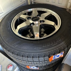 スタッドレスタイヤ　ホイールセット　軽トラなど用　