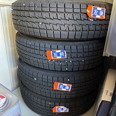 スタッドレスタイヤ　ホイールセット　軽トラなど用　の画像