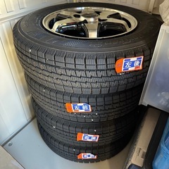 スタッドレスタイヤ　ホイールセット　軽トラなど用　の画像