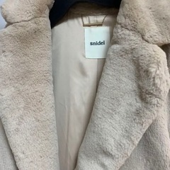 🌟snidel ベージュ もこもこロングコートの画像