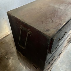 古い　箪笥　タンス　古民具　ヴィンテージ  レトロ　昭和　棚の画像