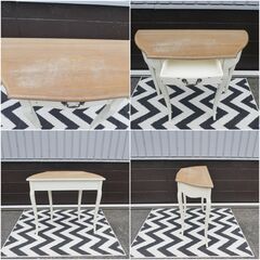 コンソールテーブル　チェア　セットの画像