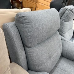 ⭐️NITORI ニトリ⭐️1人掛けリクライニングソファ⭐️ファブリック⭐️グレー⭐️ゆったり⭐️肉厚⭐️2631の画像