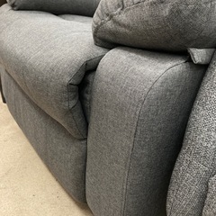 ⭐️NITORI ニトリ⭐️1人掛けリクライニングソファ⭐️ファブリック⭐️グレー⭐️ゆったり⭐️肉厚⭐️2631の画像