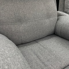 ⭐️NITORI ニトリ⭐️1人掛けリクライニングソファ⭐️ファブリック⭐️グレー⭐️ゆったり⭐️肉厚⭐️2631の画像