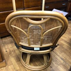 どりーむ鹿大前店No.3460　唐　ラタン　回転イスの画像