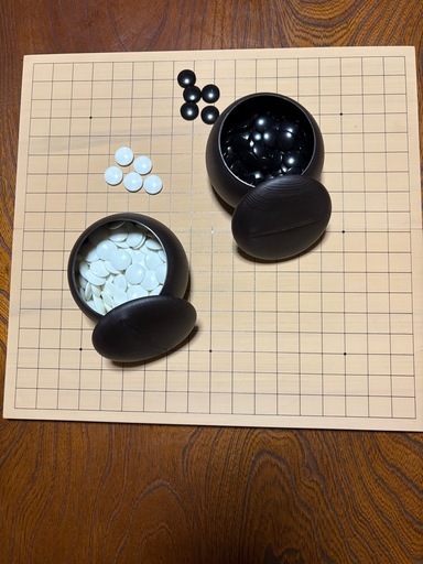 囲碁盤セット (tana120) 草津の囲碁、将棋、麻雀の中古あげます・譲り
