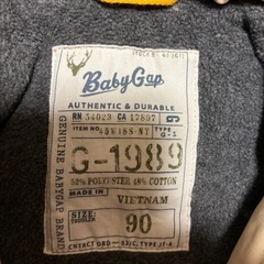 GAPベベビー　ジャンパー90cmの画像