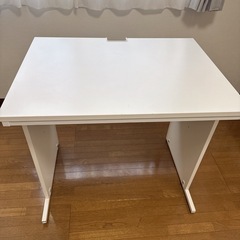 アール・エフ・ヤマカワ ワークデスク 事務 ホワイトの画像