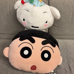 クレヨンしんちゃん もふぐっとフェイス型ぬいぐるみ～クレヨンしんちゃん めちゃもふぐっと シロぬいぐるみ～みんなでパジャマパーティだゾ！～　の画像