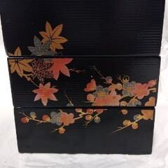 4寸　三段重　梅紅葉の画像