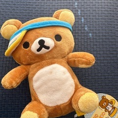 リラックマ ヘッドバンド付きぬいぐるみの画像