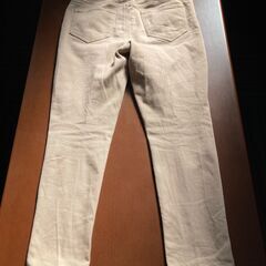 ★ストレッチ テーパード アンクルパンツ★JIGGYS SHOP★サイズS★ベージュ★定価3,560円★の画像