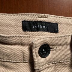 ★ストレッチ テーパード アンクルパンツ★JIGGYS SHOP★サイズS★ベージュ★定価3,560円★の画像