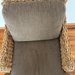 アジアン風1人掛ソファーの画像