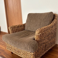 アジアン風1人掛ソファーの画像