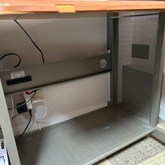 三連休限定‼︎　パソコンラック　引き出しキーボード＆足元収納の画像