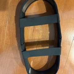 カバンの骨 ラージ サイズ ブラック 底ゴム付セット の画像