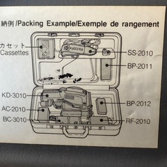 ジャンク品　ビデオカメラの画像