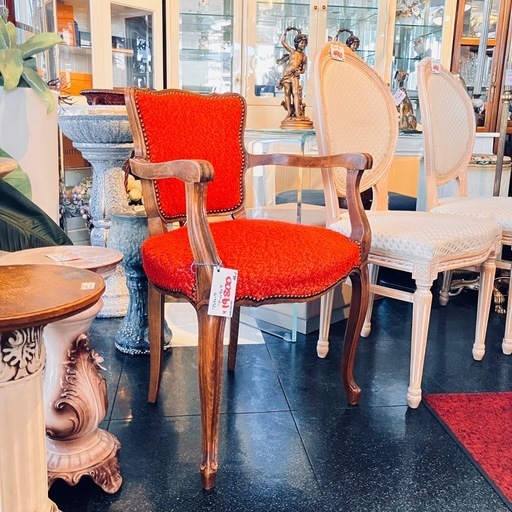 アンティーク猫足アームチェア 美品 (zero) 高蔵寺の椅子《チェア》の