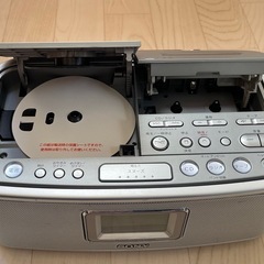 SONY CDラジカセ　ジャンクの画像