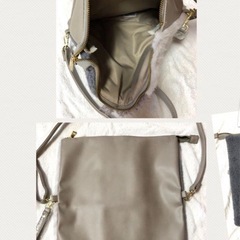 レガートラルゴ　ファー付きショルダーバッグ の画像