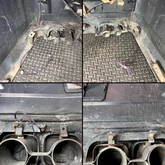 トヨタ ヴェルファイア 25前期 リアバンパー LEDリフレクター マフラーカッター付きの画像