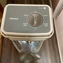 ナショナル　クオーツファンヒータ　電気ストーブ　たて型　首振りの画像