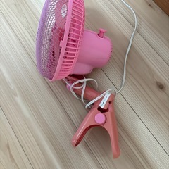 扇風機　クリップ式　首振り　の画像