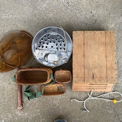 鮎釣りの道具の画像