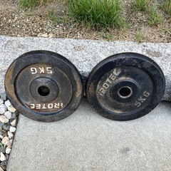 バーベル　5kg ×2の画像