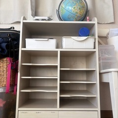 勉強道具収納の画像