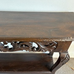 バリ　置き物テーブルの画像