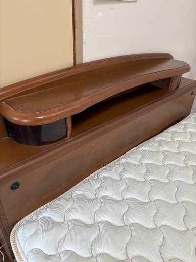 G1122 セミダブルベット+フランスベッドマットレス (pa) 津福のベッド