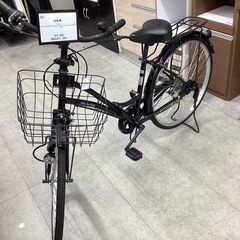 【トレファクピエリ守山店】【取りに来られる方限定】自転車　ﾌﾞﾗｯｸの画像