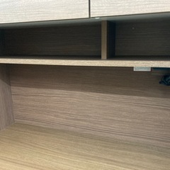 🤎NITORI ニトリ🤎3面レンジボード🤎エトナ🤎耐震ラッチ付き🤎ブラウン🤎木目調🤎おしゃれ🤎2660の画像