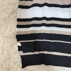 【新品】　定価4,990円　CHRIF　ノースリーブボーダーニットの画像