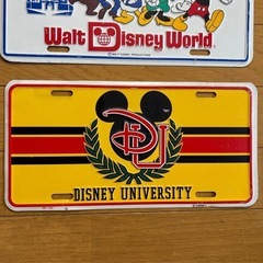 ディズニー ナンバーフレーム 4枚セットの画像