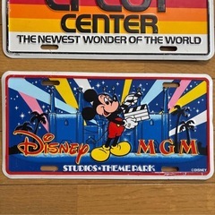 ディズニー ナンバーフレーム 4枚セットの画像