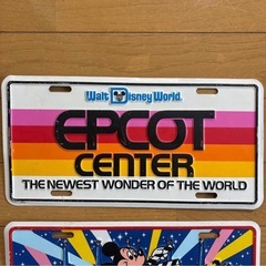 ディズニー ナンバーフレーム 4枚セットの画像