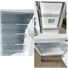 415【美品】ニトリ 2ドア ノンフロン冷凍冷蔵庫 NR-133L WH 133L 2024年製の画像