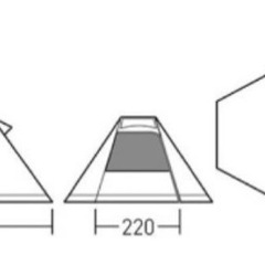 ogawaツインクレスタ 3347 テントの画像
