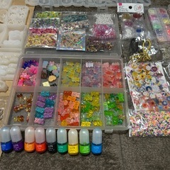 ハンドメイド　レジン　まとめ売りの画像