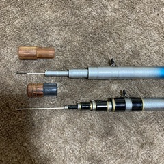 チヌ落とし込み竿2本の画像