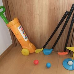 子供用ゴルフセット（おもちゃ）中古の画像
