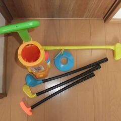 子供用ゴルフセット（おもちゃ）中古の画像